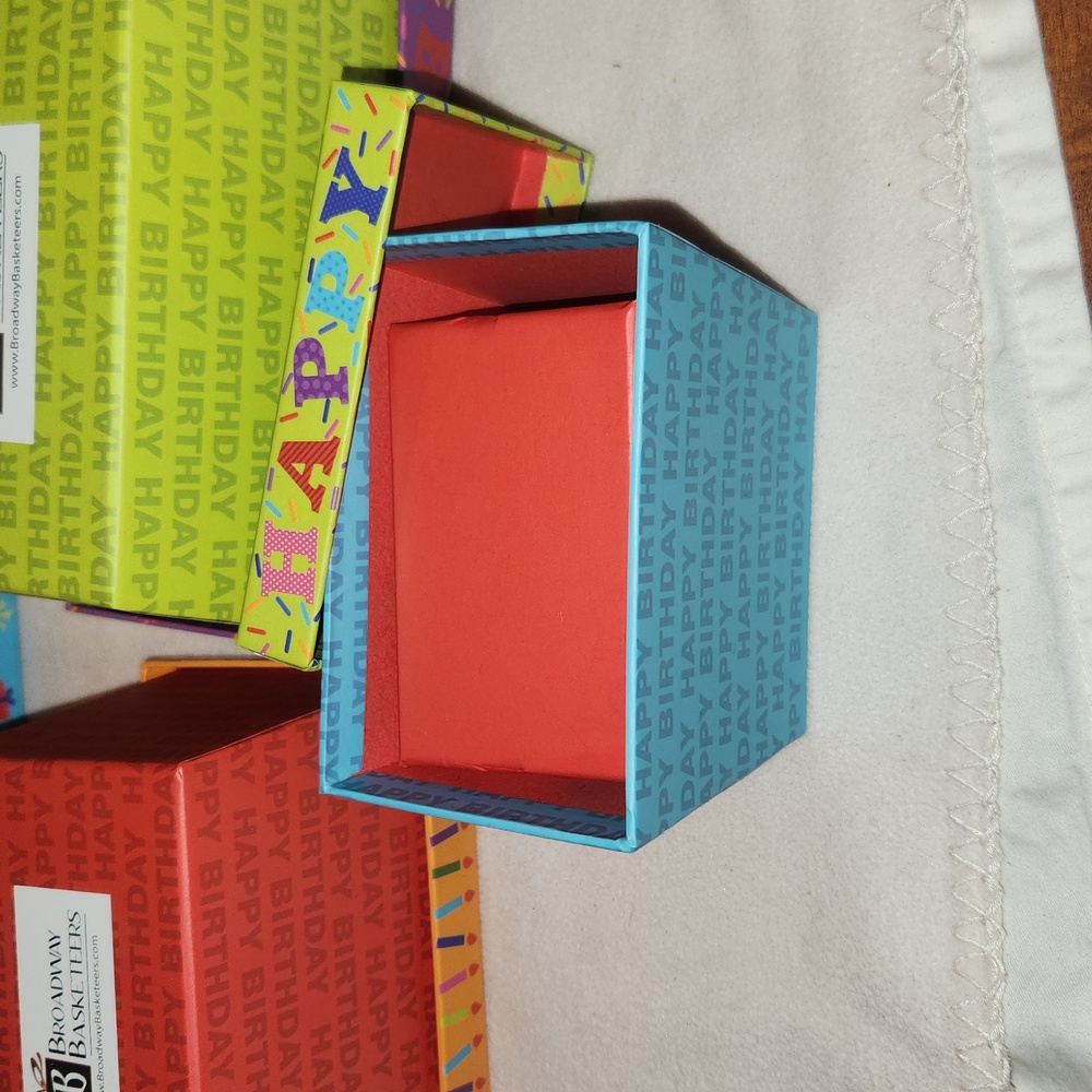 Colorful Nesting Happy Birthday Boxes (5) - Picture 4 of 8